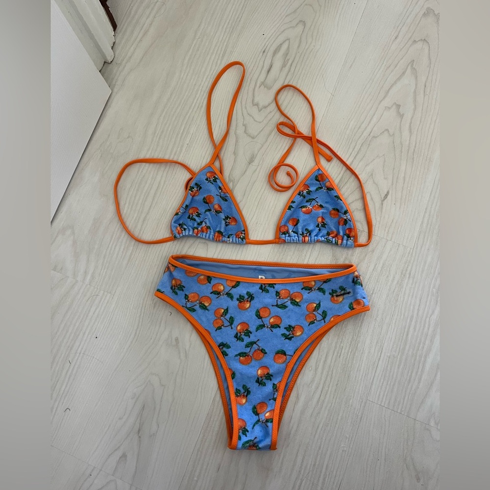 Blackbough Swim Bikini Set Citrus Sky Terry